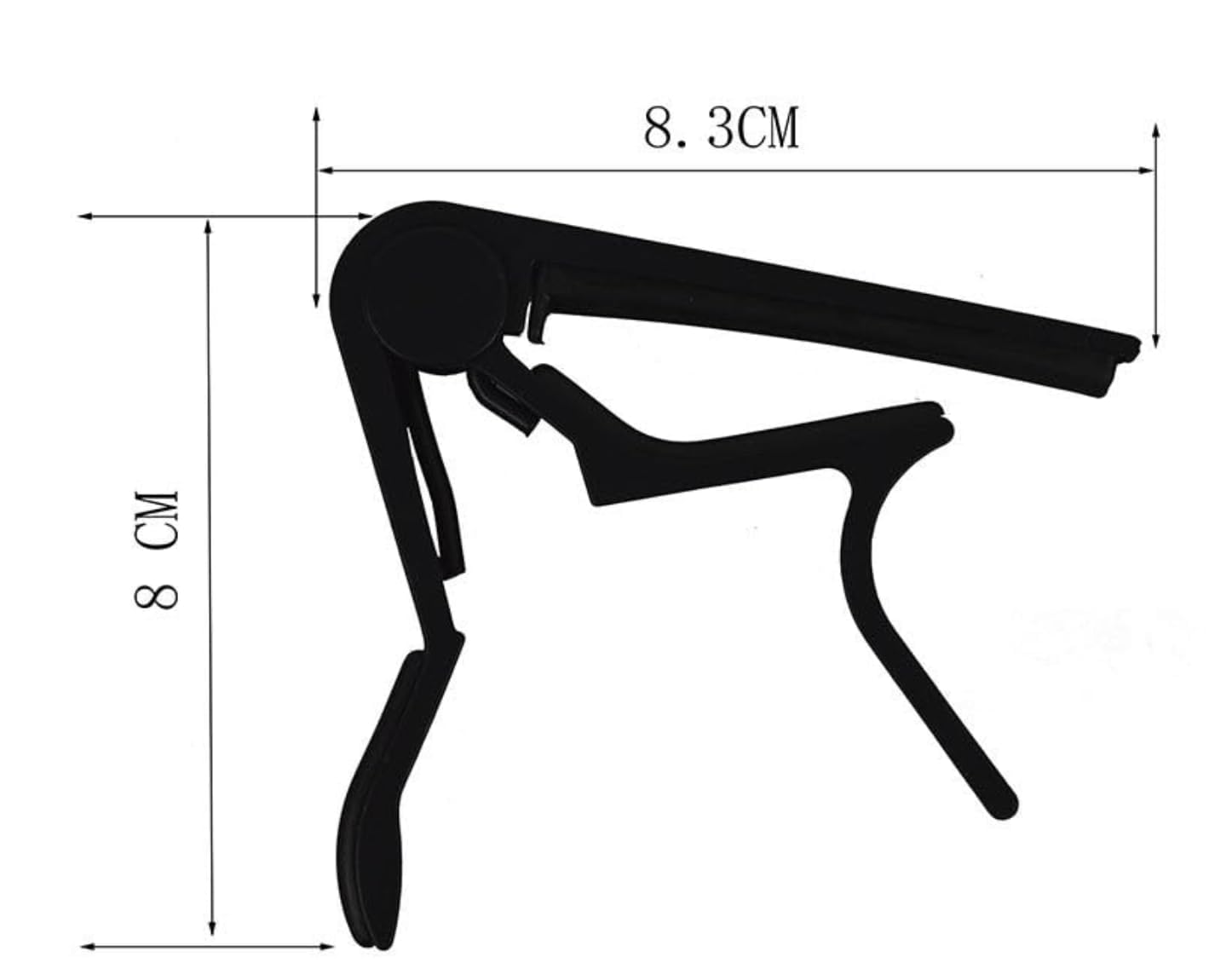 SIKO REEDS-Guitar Capo Quick Change For Ukulele, Bass, Electric And Acoustic Guitars (Black) - Image 8 thumbnail