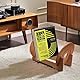 Yunlaishaocer Schallplattenständer, Aufbewahrungs-Box für Vinyl-Schallplatten aus Holz, Schallplatten Regal,Plattenständer CD Halter,Schallplatten Deko Vinyl Regal für CDs,LPs und Schallplatten Deko