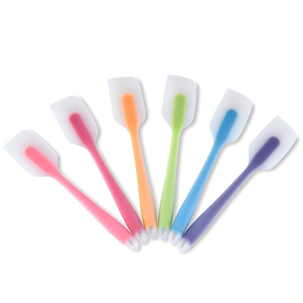 Duorui Multicolor 2Pcs Silicone Spatula For Cooking Baking Mixing, Non-Stick Translucent Kitchen Utensils Heat Resistant