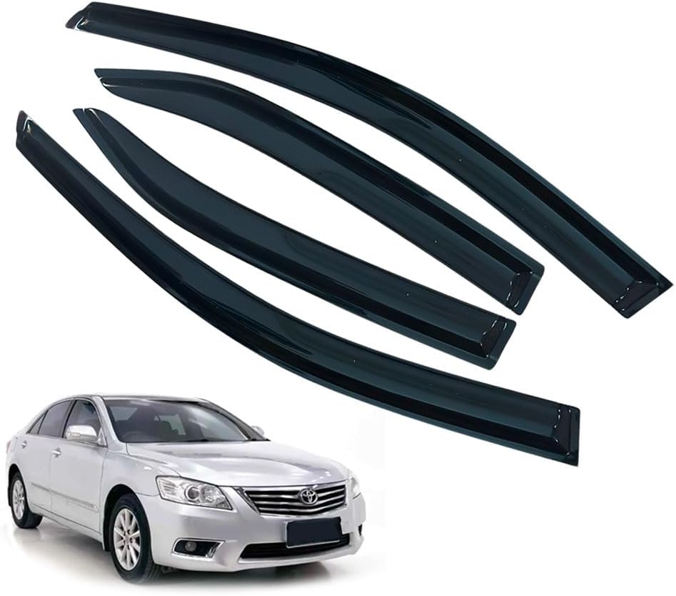 Window Visors Rain Guards for Toyota Camry 2007 2008 2009 2010 2011 Accessories, Wind Deflectors Vent Shades for Toyota Camry Q12-toyota-camry-07/11