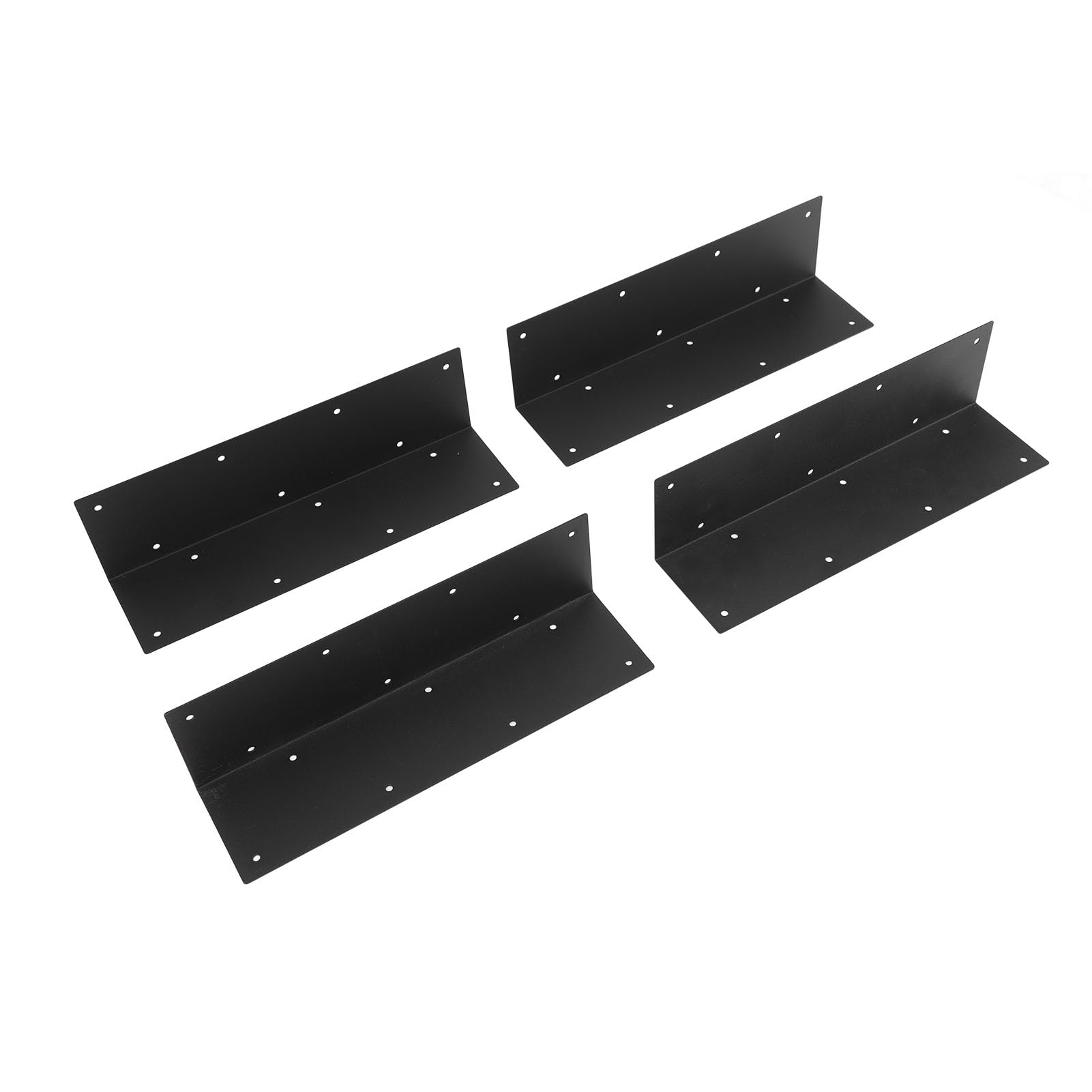 Set 4 Pezzi Staffe Angolari in Acciaio per Orto Rialzato – Supporti Metallici Robusti per Letti da Giardino 2024 Pollici con Design a Incasso