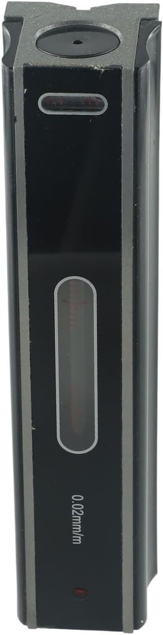 Machinist Level V Groove Level 0.02mm Accuracy Gauge Industrial Frame Level Metalworking Inspection Tool For CNC Machine Leveling Steel(200MM)