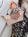 Women'S Fashion Mini Crossbody Bag, Solid Color Square Wallet With Adjustable Shoulder Strap,Elegant Handbag (Black)