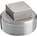 Merit Brass 1-1/4" Ips 150# T-304 Sq Hd Plug