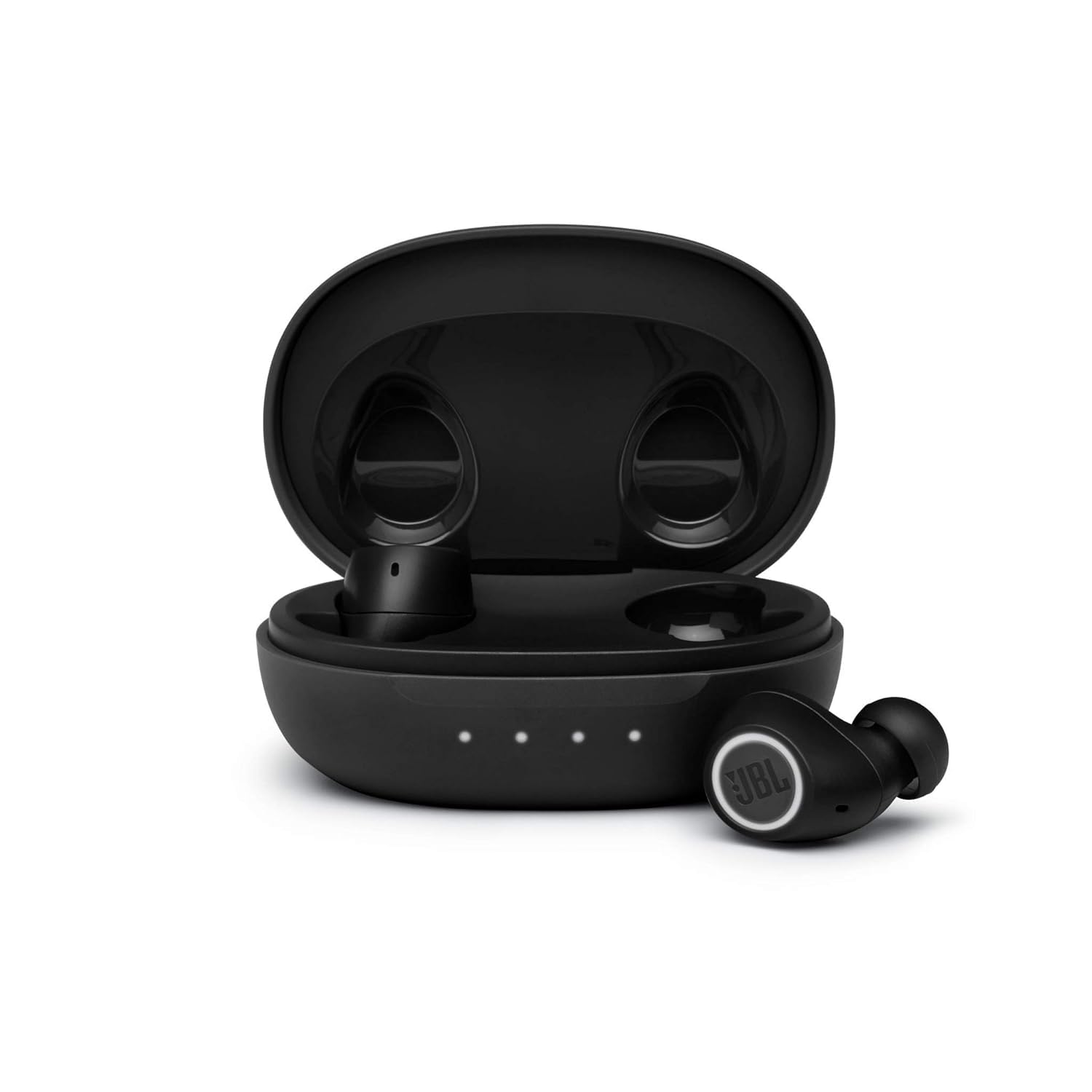 JBL Free II Small True Wireless Earbuds and Charging Case with Bluetooth and 24-Hour Battery, Black