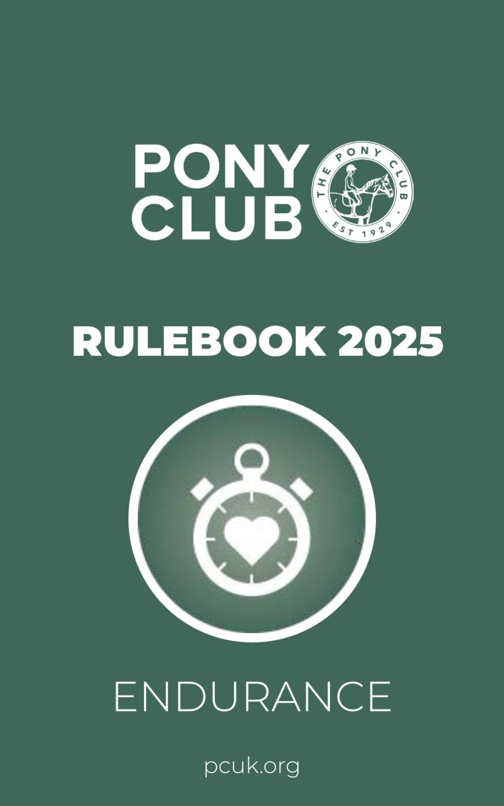 The Pony Club Rulebook 2025 - Endurance
