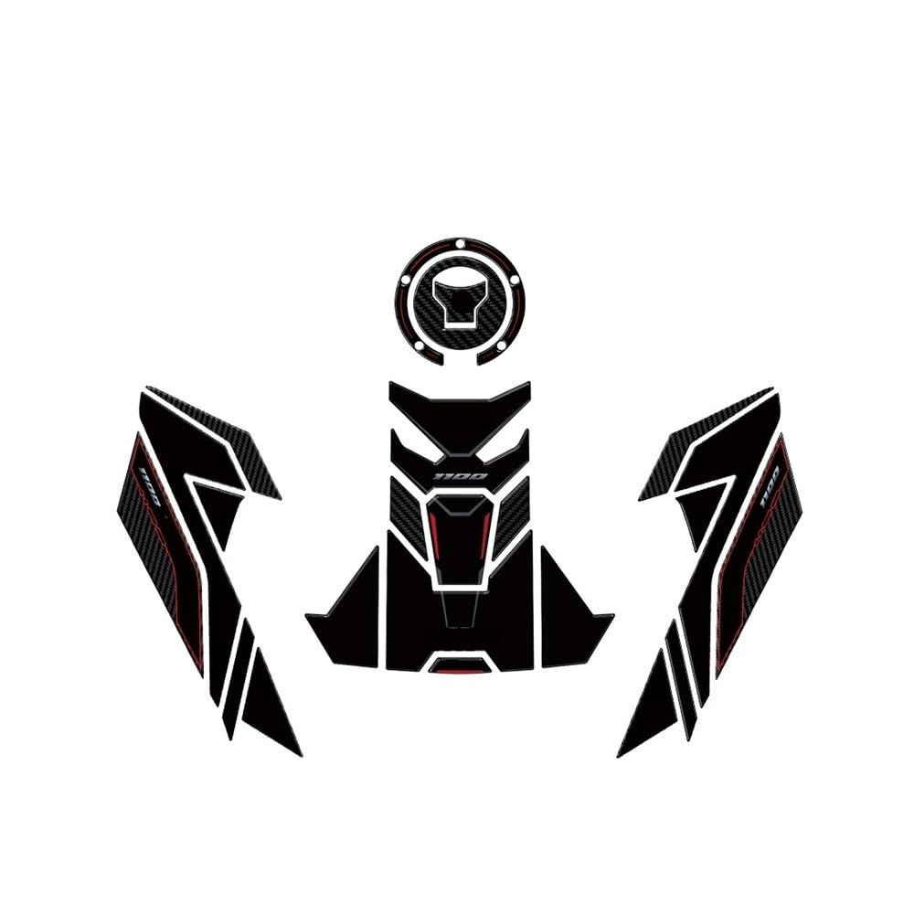 Fuel Tank Stickers Motorcycle Accessories Resin Stickers for NT 1100 NT1100 2025 Fuel Tank Anti-Slip Pad Traction Protection Kit