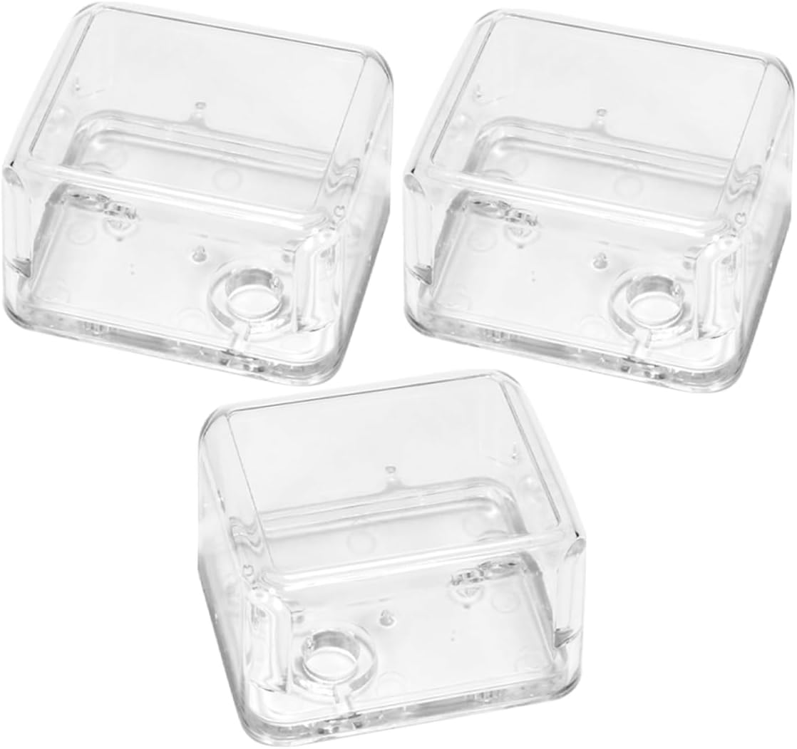 Wind up Music Box DIY Kit Transparent Box Hand Crank Musical Parts for Assembly Repair Accessories Clear Case Music for Handmade Craft Home Decor 2.36 X 2.00 X 1.49 in 3 Pcs