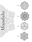 Mandala Art Deco Indian Sacred Tribal: Cahier de Coloriage Mandala 80 MANDALAS DIFFÉRENTS AVEC 4 SUJETS DIFFÉRENTS (French Edition)