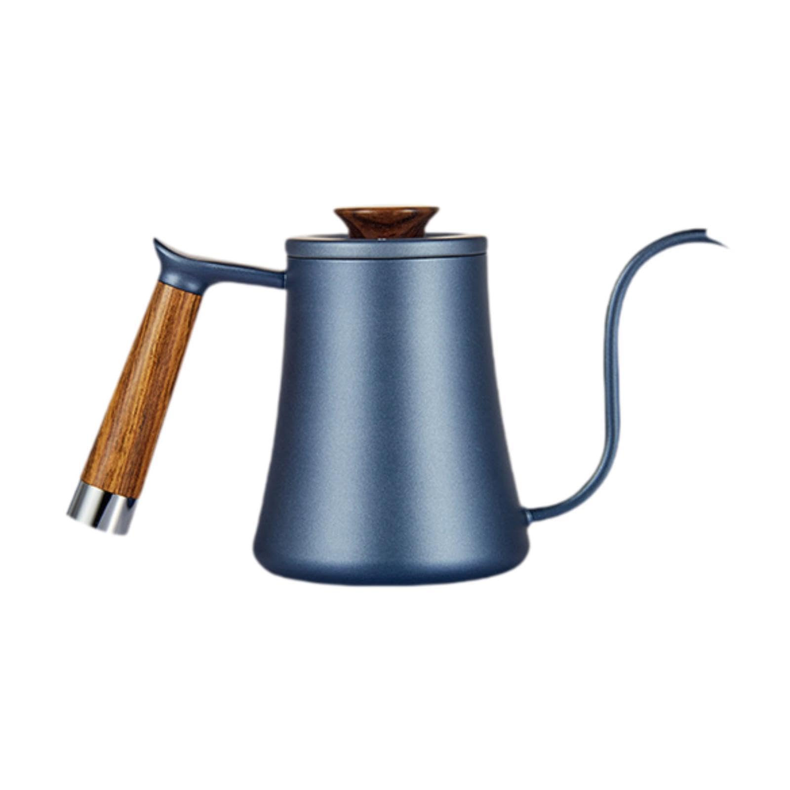 BNF Coffee Kettle Gooseneck Kettle Spout Pot for Outdoor Indoor Cafe Shop Picnic Blue 600ml | Home & Garden | Kitchen, Dining & Bar | Small Kitchen Appliances | Coffee & Tea Makers | Tea Kettles 2