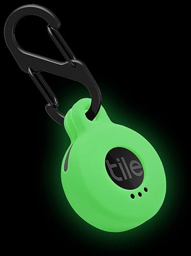 Geiomoo Funda de silicona compatible con adhesivo para azulejos 2022, funda protectora con mosquetón (verde luminoso)