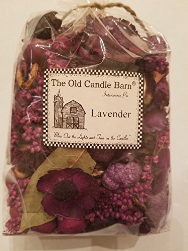 Old Candle Barn Lavender Potpourri Large Bag - Perfect for Spring and Summer But Can Be Used All Year Long - Decoration or Bowl Filler