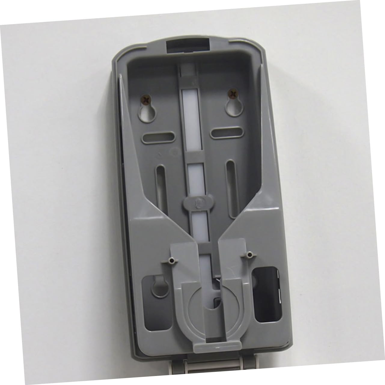 INOOMP Distributore di Sapone Bianco da Parete Dispenser Sapone Liquido Manuale Contenitore Vuoto Ricaricabile per Casa e Hotel