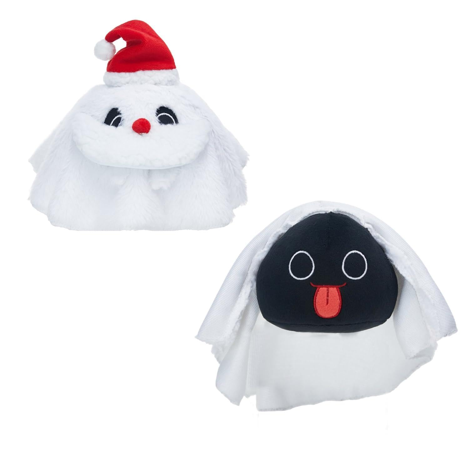 Cute Ghost Plush Toy Ghost Stuffed Animal Plushies Doll Xmas Pillow Birthday Party Gifts 6 in Red