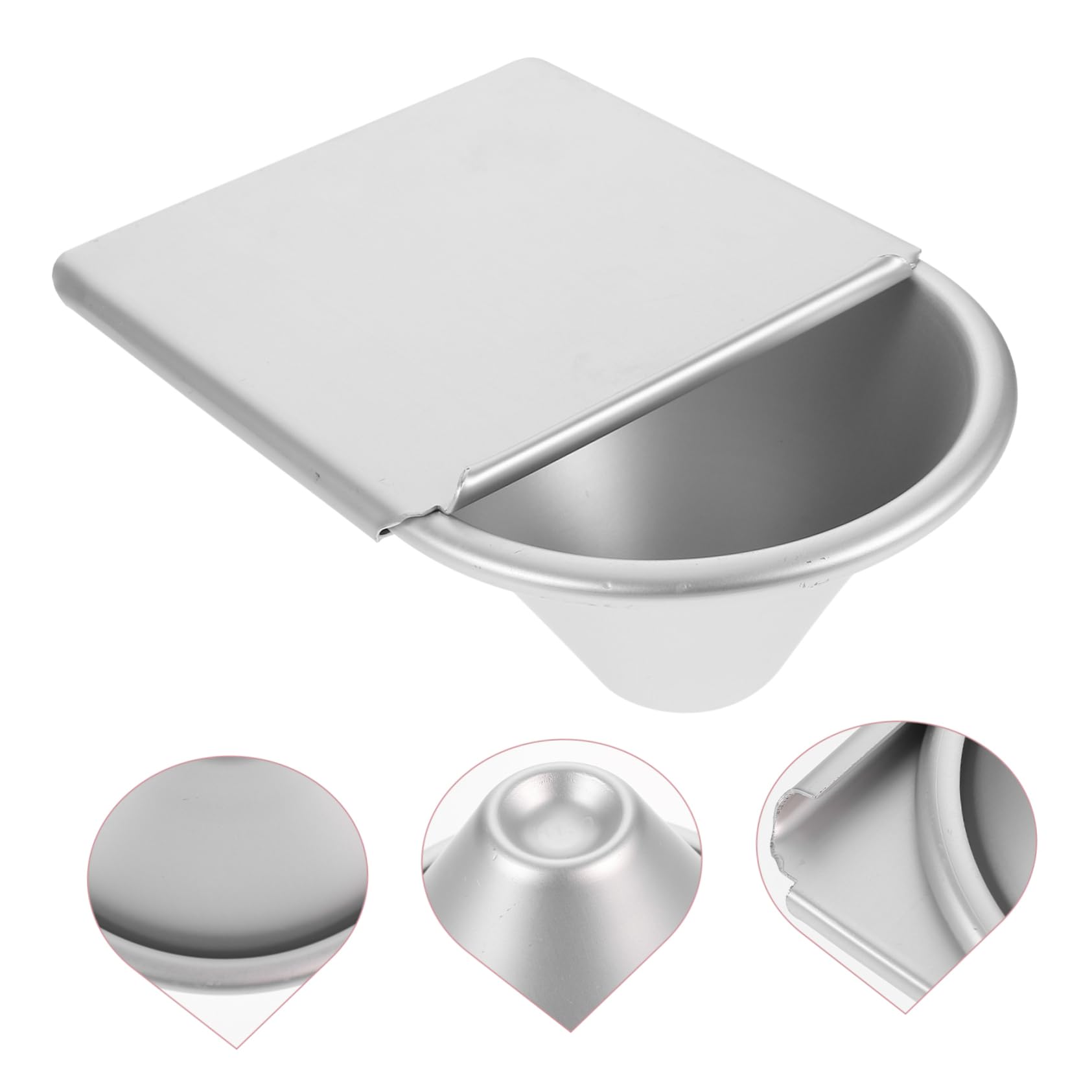 NAMOARLY Diy Baking Tool Reusable Cone Shape Pudding Molds Cake Baking Mold with Lid