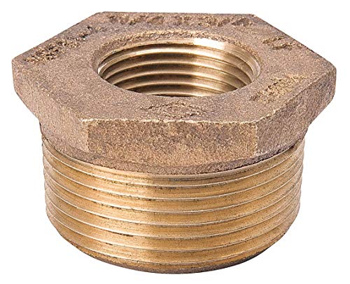 Mnpt X Fnpt,Brass Bushing, 3/8 in X 1/4 in Pipe Size 1 Ea-2040005978