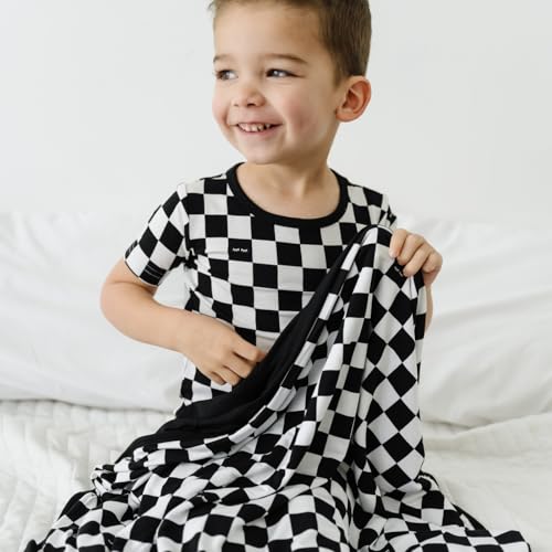 Image of Little Sleepies Cloud Blanket, 50 inch x 50 inch, Large, Cool Checks