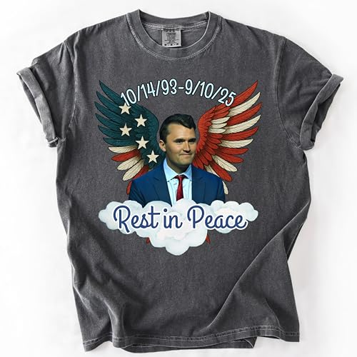 Rest in Peace Charlie Kirk T-Shirt - Support American Values - No One Should Die Political Opinion Comfort Colors Shirt Multi3