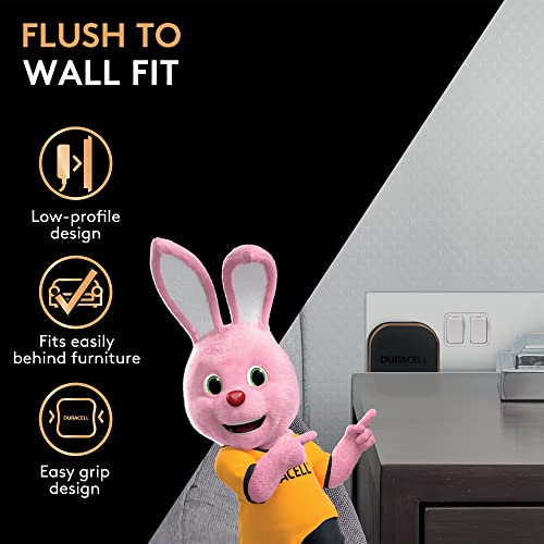 Duracell Black 30W Dual Fast USB-C + USB-A PPS Compact Wall Charger Plug - Compatible With Smartphones, Tablets, Powerbanks & More - Flush To Wall Ergonomic Design & Fit Duracell Black 30W Dual Fast USB-C + USB-A PPS Compact Wall Charger Plug - Compatible With Smartphones, Tablets, Powerbanks & More - Flush To Wall Ergonomic Design & Fit