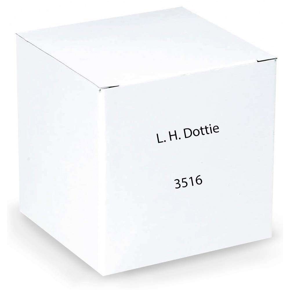 L.H. Dottie 3516 Safety Plate, 3-Inch Width by 5-Inch Length, 100-Pack