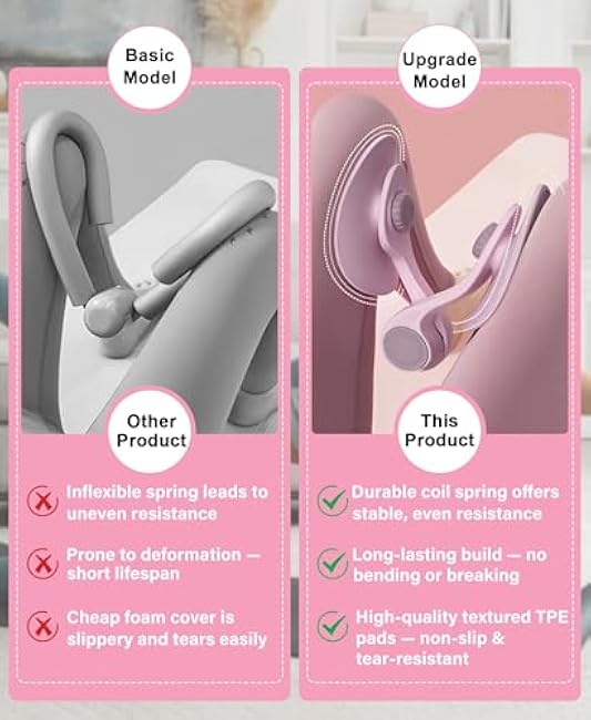 Hip Trainer Kegel Exerciser, Pelvic Floor Trainer, Kegel Trainer for Postpartum Rehabilitation, Trimmer Inner Thigh, Thigh Toner Workout