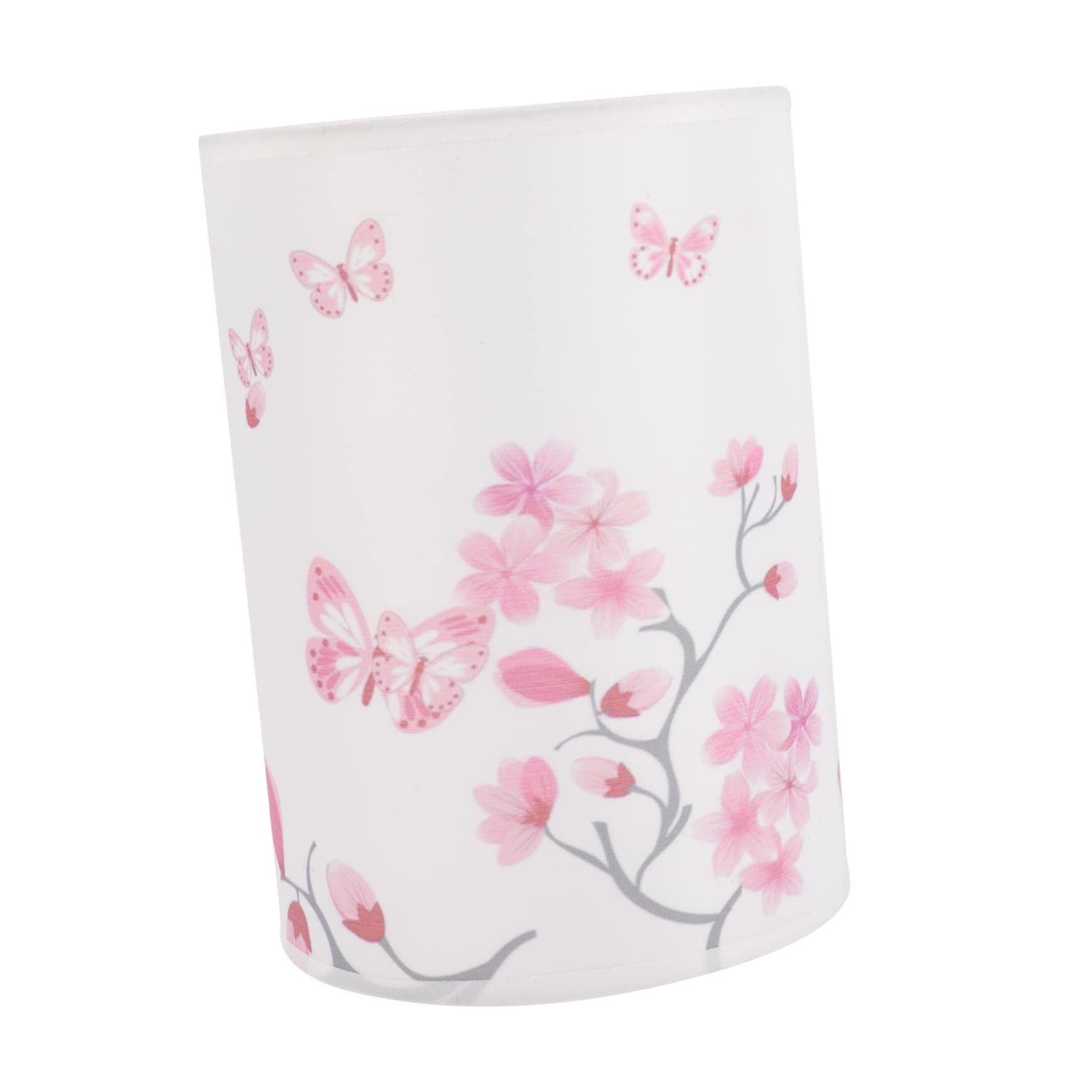 HOLIDYOYO Pink Bedside Lampshade with Cloth and Iron, E14/e27 Base, Modern Delicate Decorative Shade for Table Lamps, Protecting Bulb from Dust in Hotel or Personal Home
