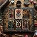 ZHQGYN Eternal Arcana Tarot Deck, a Minimalist 78-Card Deck, Tarot Cards with Guidebook, is a Modern Tarot Deck for Divination and Meditation, imbued with Mystical Wisdom and Mythical Power
