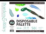 Borden & Riley 9' x 12' #757 Disposable Paint Palette...