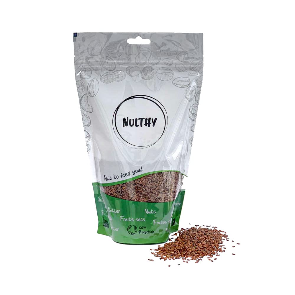 Semillas de Lino Marrón BIO 1kg Ecológico Sin Gluten Vegano