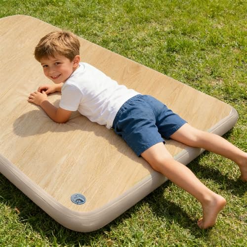 Lit gonflable épais fini le mal de dos en camping avec ce PVC robuste - 5