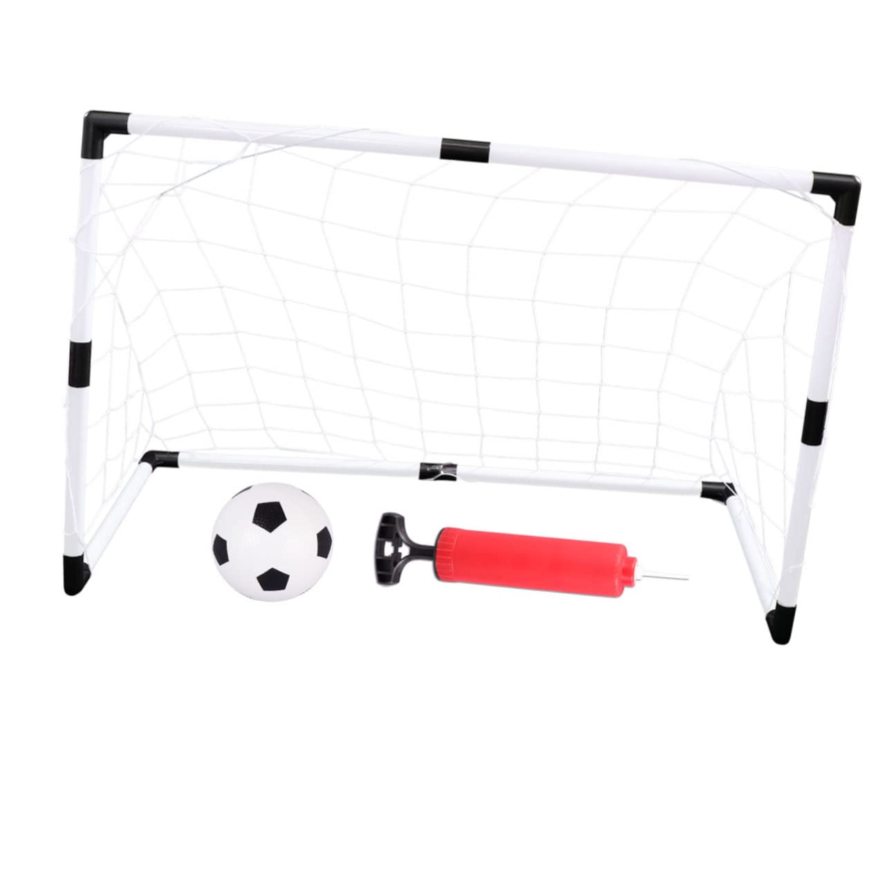 Porta Calcio per Rete in PP Resistente alle Intemperie Rete Calcio Leggera per Giardino Cortile Parco Gioco Sportivo Outdoor Facile da Trasportare