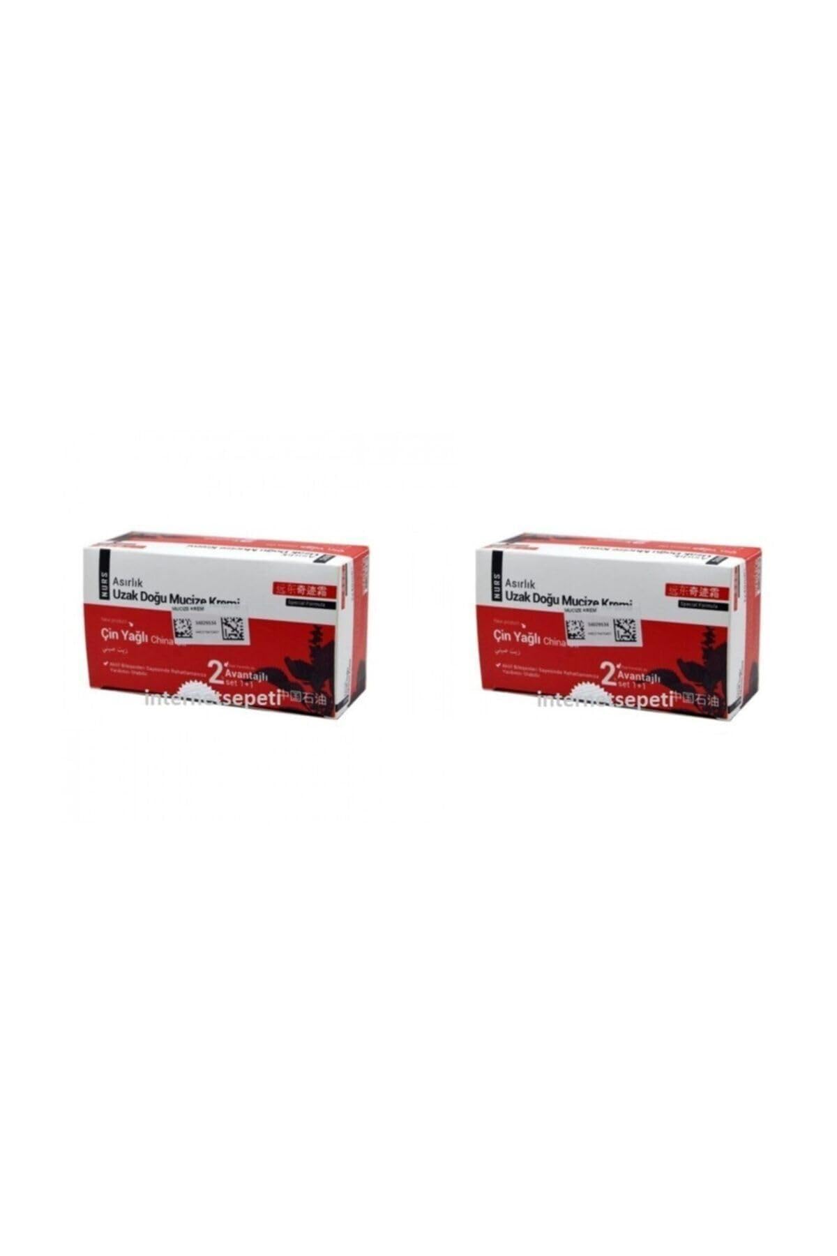 Nurs Lokman Hekim 2 Adet Çin Kremi Nurs Çin Yağlı Asırlık Uzak Doğu Kremi 2+2 160Ml