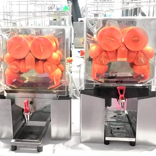 Exprimidor de naranja comercial, máquina de zumo de alta potencia para exprimir rápidamente, ideal para varias naranjas, perfecto para bebidas de jugo