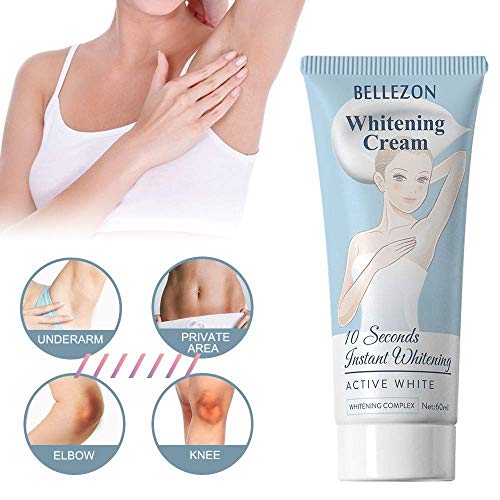 Whitening Cream, Effective Lightening Cream for Armpit, Knees, Elbows, Sensitive and Private Areas, Brightens & Nourishes Repairs Skins