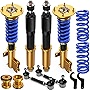 MOSTPLUS Coilovers Struts Spring Shock Absorber Suspension Compatible with 2005-2014 Ford Mustang Coil Spring, Lowering Kit Height Adjustable by 1-3”