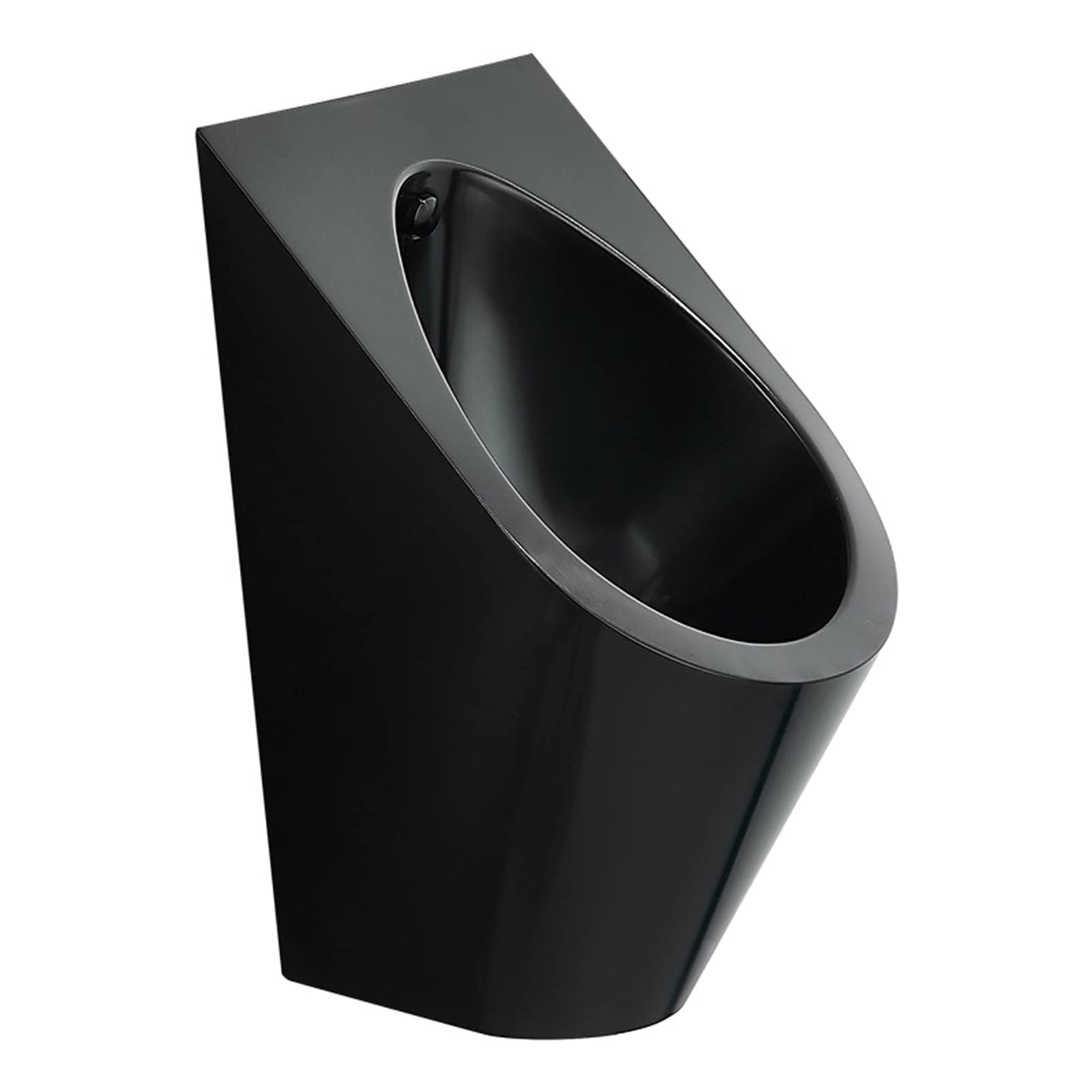Urinal aus Edelstahl 304, wandmontiertes Urinal für Männer, Induktionsdrainage, öffentliche Toilette, Urinal, vertikale Toilette, für Heimwerker, Hotels, Clubs, öffentliche Toiletten, Schiffe, Sc (ein