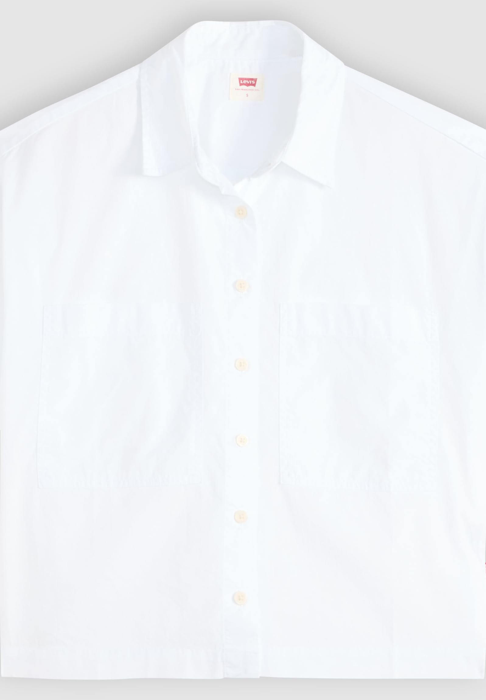 Levi's Harlie SS Cropped Shirt Chemise à Bouton Bas Femme (Lot de 1)