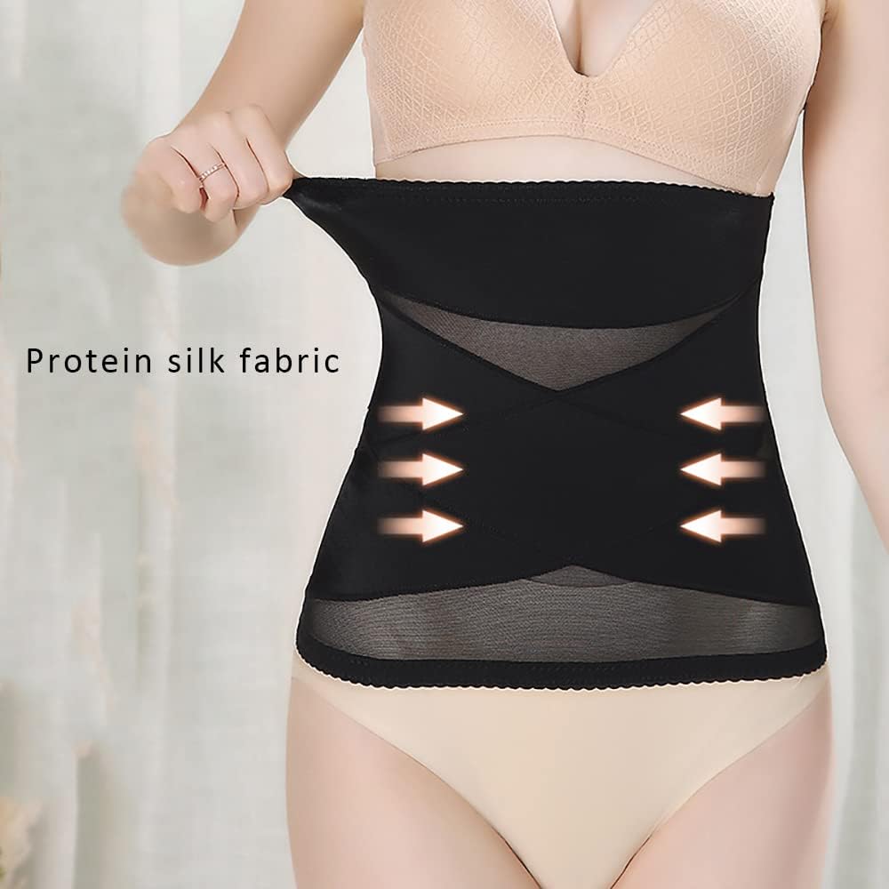 Pregnancy Belt Support Post Partum Women Belly Belt Abdominal Band Female Postpartum Girdle Abdominal Band Thin Body Shaping Clothes Women's Waist Seal,Black-XL(65