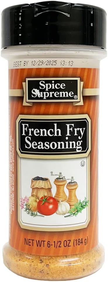 2 Spice Supreme French Fry Seasoning 6.5oz Seasoned Fries Dry Rub Meats Veggies