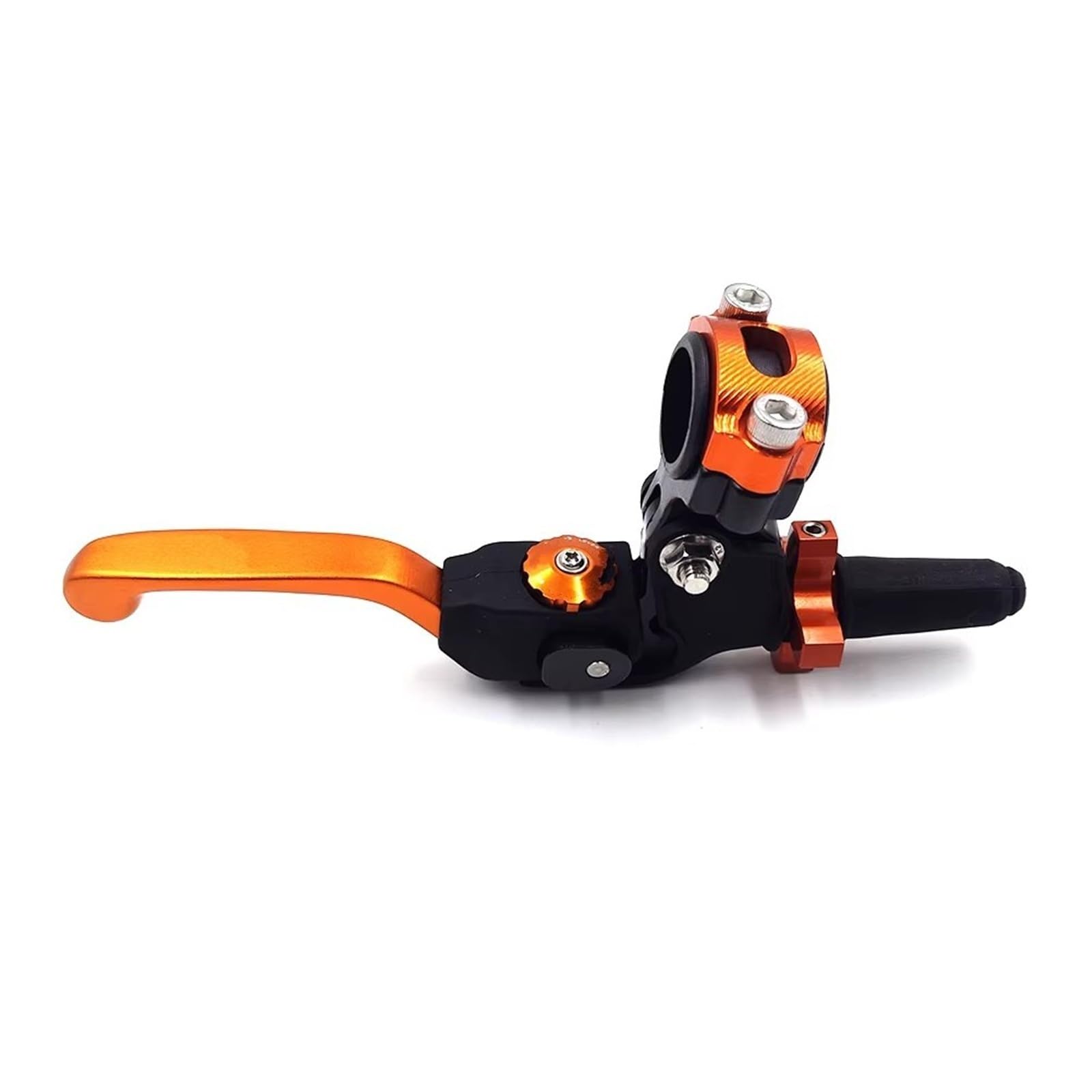 BeiZhengbhD Clutch Lever Handlebar Universal 22mm Clutch Lever Brake Pump CNC Hydraulic Master Cylinder Handle Accessory for Suzuki(Clutch-Orange)