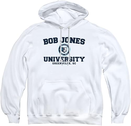Bob Jones University - Sudadera con capucha y logotipo oficial del círculo unisex para adultos