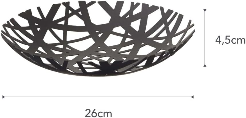 Yamazaki Home Tower Fruit Bowl - Steel