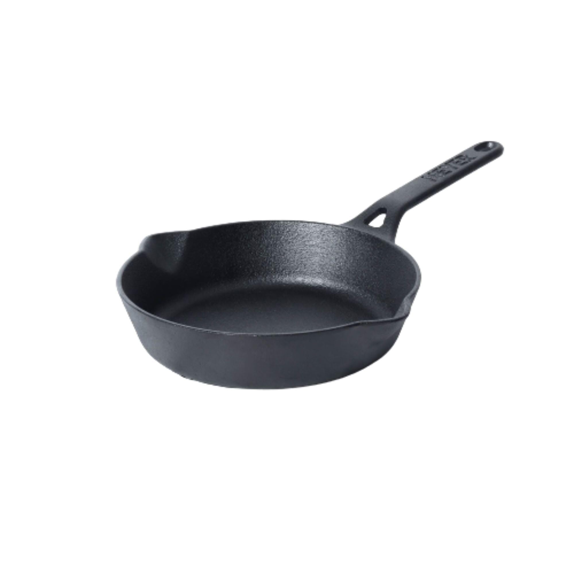 Meyer Pre-Seasoned Cast Iron Frypan | Cast Iron Skillet | Iron Pan | Induction Frying Pan | Fry Pan | Omlette Pan | Cast Iron Utensils for Cooking | Iron Cookware for Kitchen, 24cm, Black