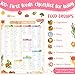 Pasimy 3 Pcs Baby's First Food Tracker Magnet Weaning Chart 11