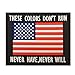 Produktbild LEGEEON These Colors Don't Run American Flag Morale PVC Rubber Touch Fastener Patch