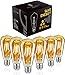 Produktbild Led Vintage Glühbirne, Woowtt 4W Edison Glühbirne E27, Led Filament Lampe, Retro Amber Warm Licht, 400 Lumen, ST64 - 6 Stück