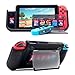 Grip Case for Nintendo Switch 2017, Protective Cover with 7 Storage Slots for Game Cards, Multi-Angle Adjustable Stand, Grip Cover with Shock-Absorption and Anti-Scratch Design