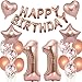Produktbild Luftballon 11. Geburtstag deko Mädchen Rosegold Folienballon 11 jahre Geburtstag dekoration Happy Birthday 11 Geburtstag deko Mädchen RoseGold Geburtstagsdeko 11 Jahre Geburtstag Deko Mädchen(11) (11)