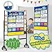 Alphabet Learning Pocket Chart, Letter Recognition Tool, Learning Wall Chart, Supports Early Literacy, Flashcard Learning Game for Homeschool, Preschool, Kindergarten Interactive Aid