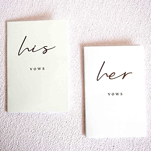 Yeencheer Ivory Wedding Vow Books His And Hers – Exquisite Vow Books 4 X 6 Wedding Keepsake Forever For Newly Couples Bridal Shower Gifts #TOP1